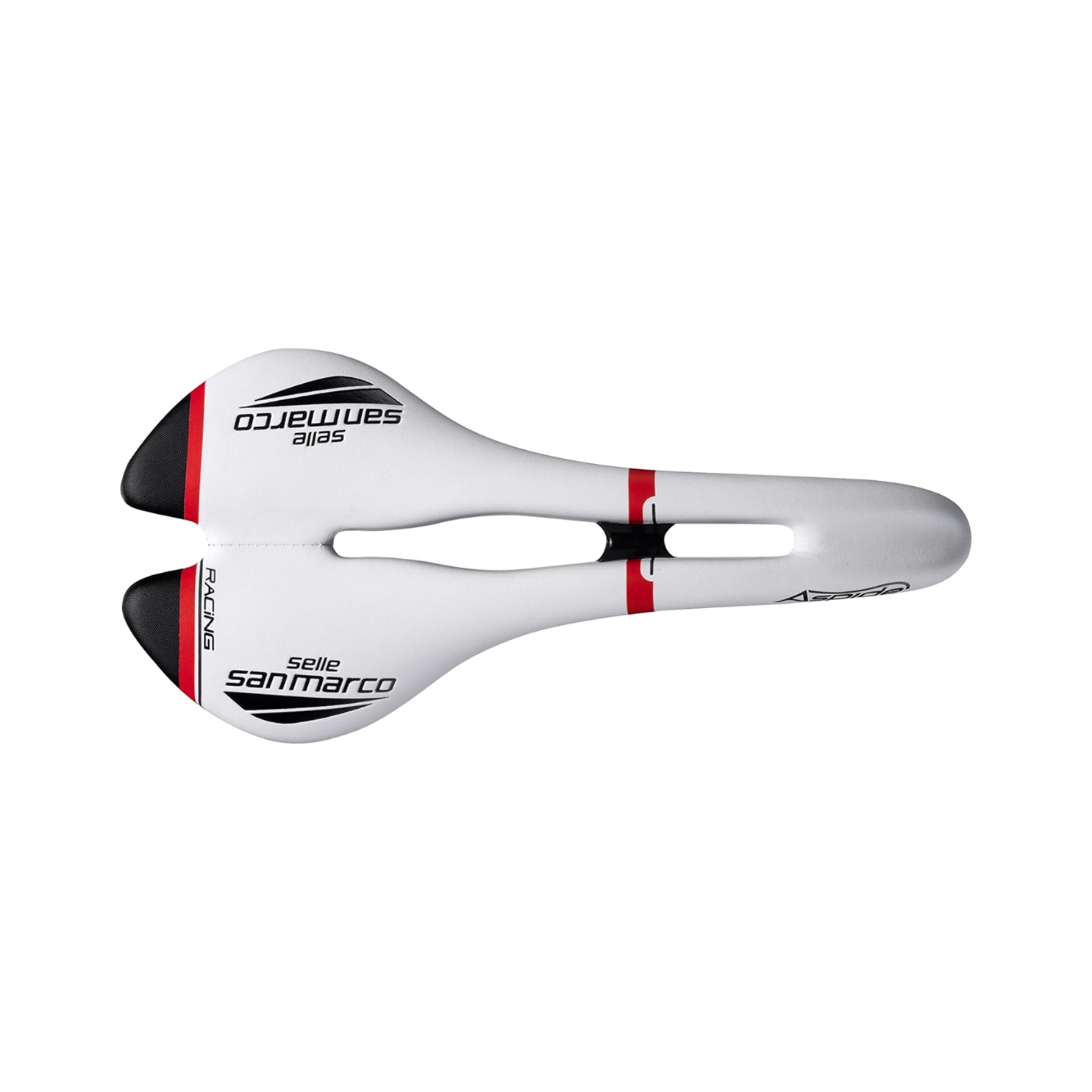 Selle San Marco Aspide FX Titanium Saddle Hollow - White