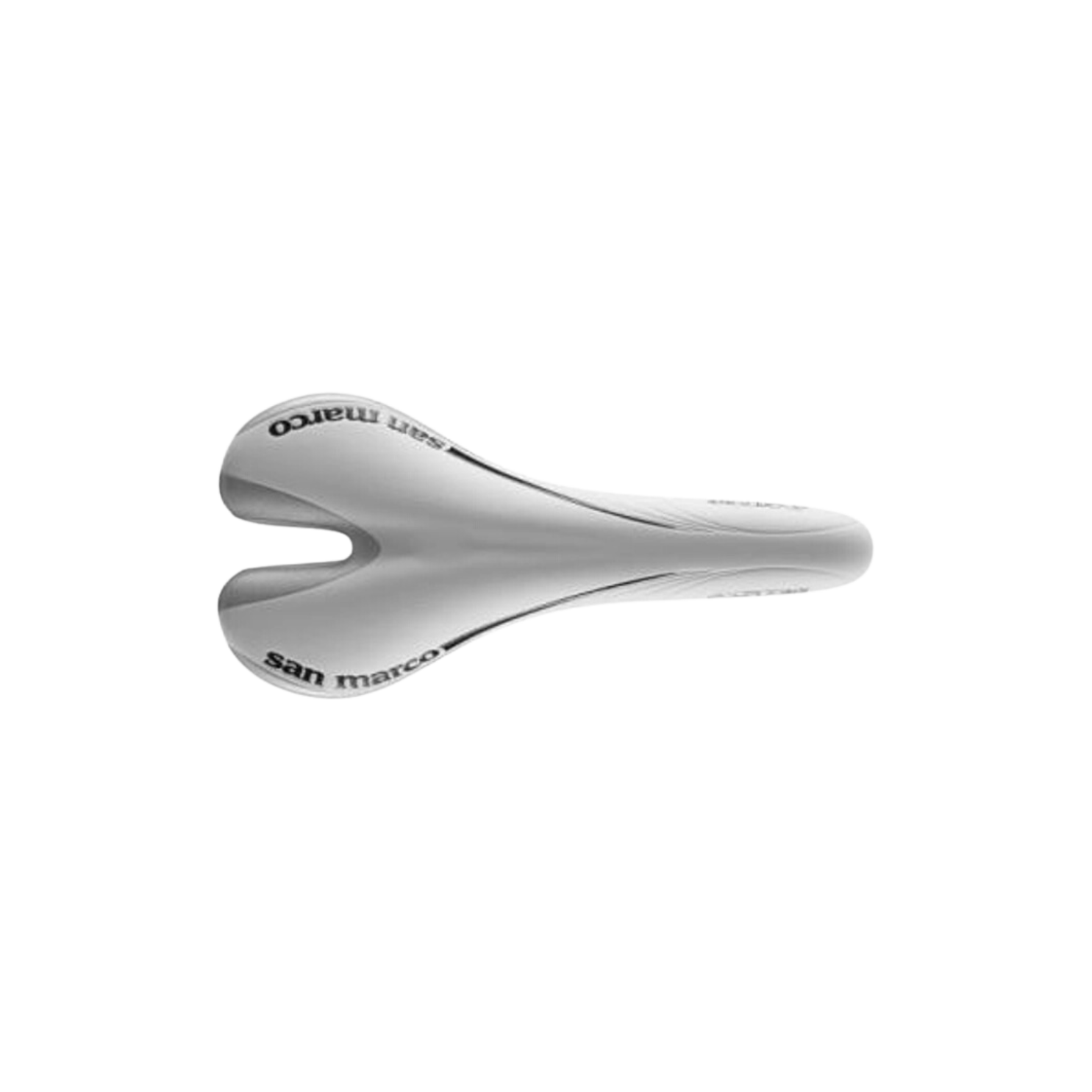 Selle San Marco Aspide Racing Saddle - White/Silver