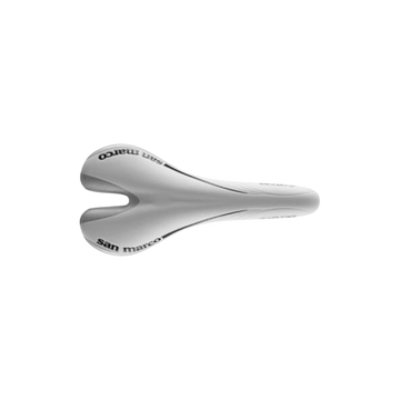 Selle San Marco Aspide Racing Saddle - White/Silver