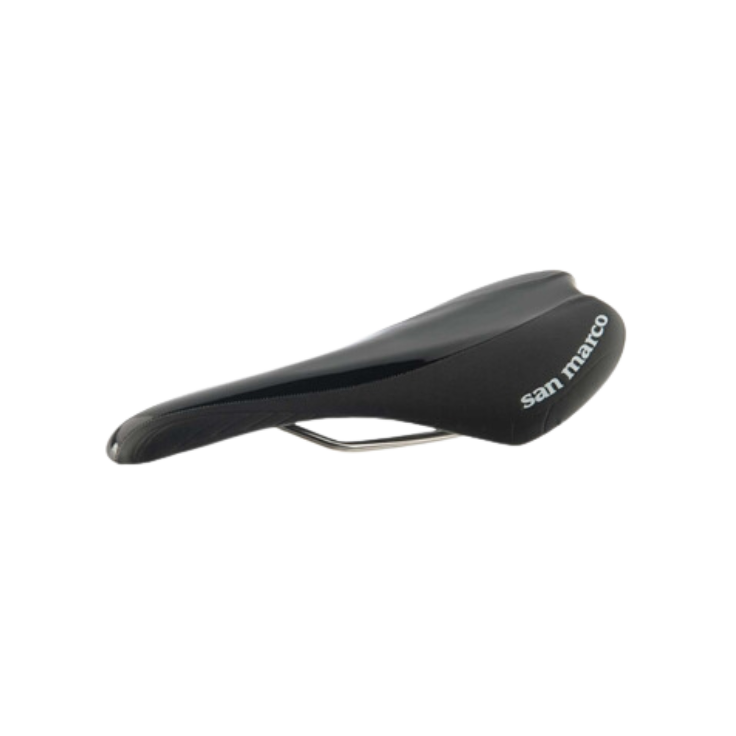 Selle San Marco Caymano Arrowhead Gel Saddle - Black