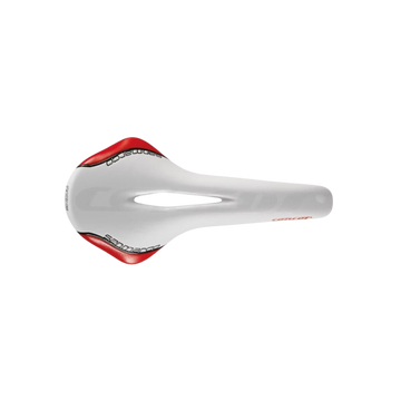 Selle San Marco Concor Arrowhead Racing Red Edition Saddle - White/Red