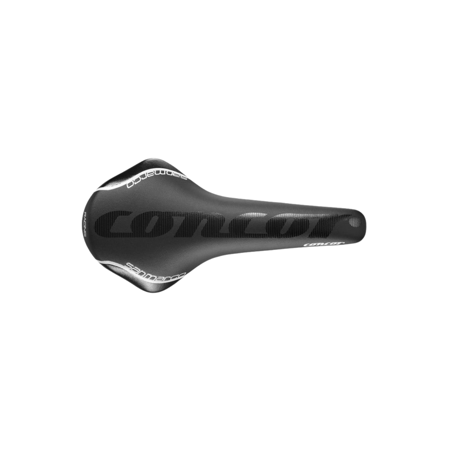 Selle San Marco CONCOR CONFORT Blanche Rénovée, Cuir Et Selle San Marco CONCOR CONFORT Blanche Rénovée, Cuir Et