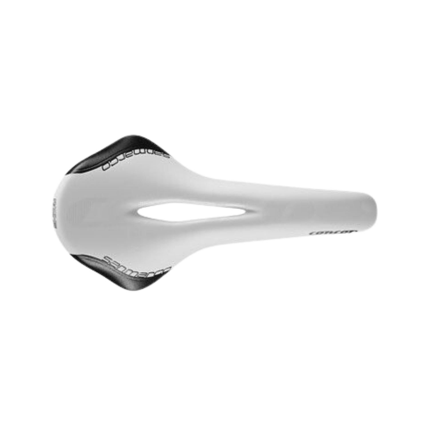 Selle San Marco Concor Racing Arrowhead Saddle - White/Black