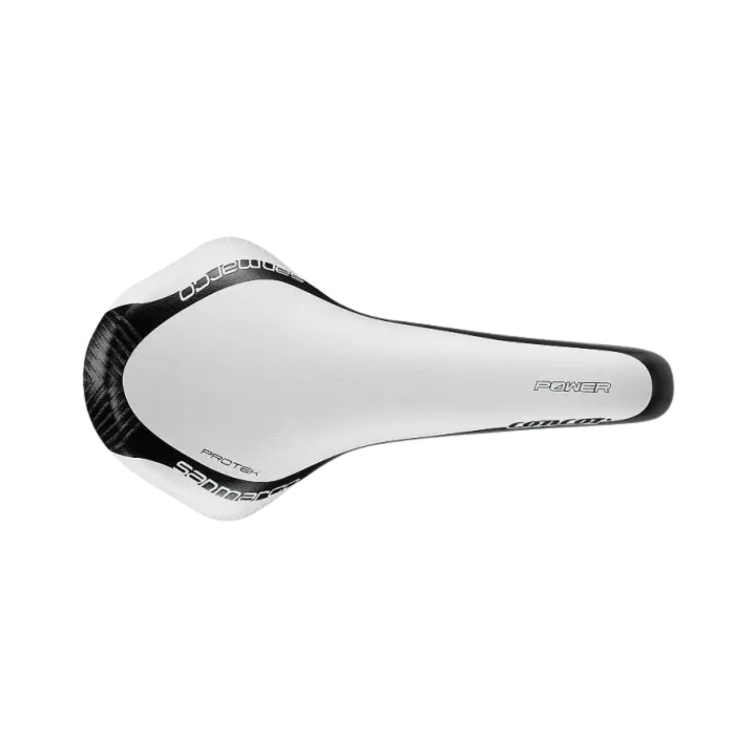 Selle San Marco Concor Racing Saddle - White/Black
