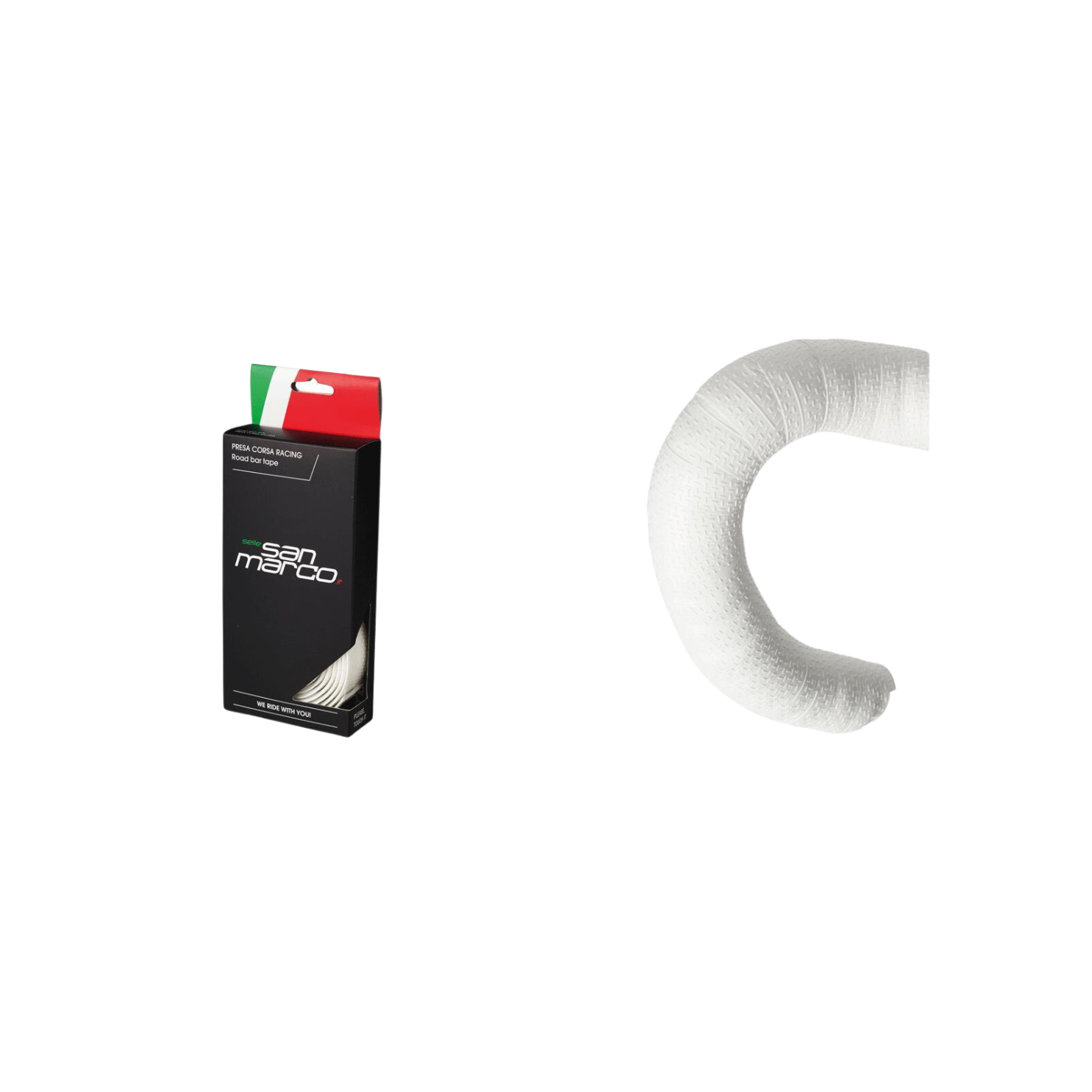 Selle San Marco Presa Corsa Racing Bartape - 白色