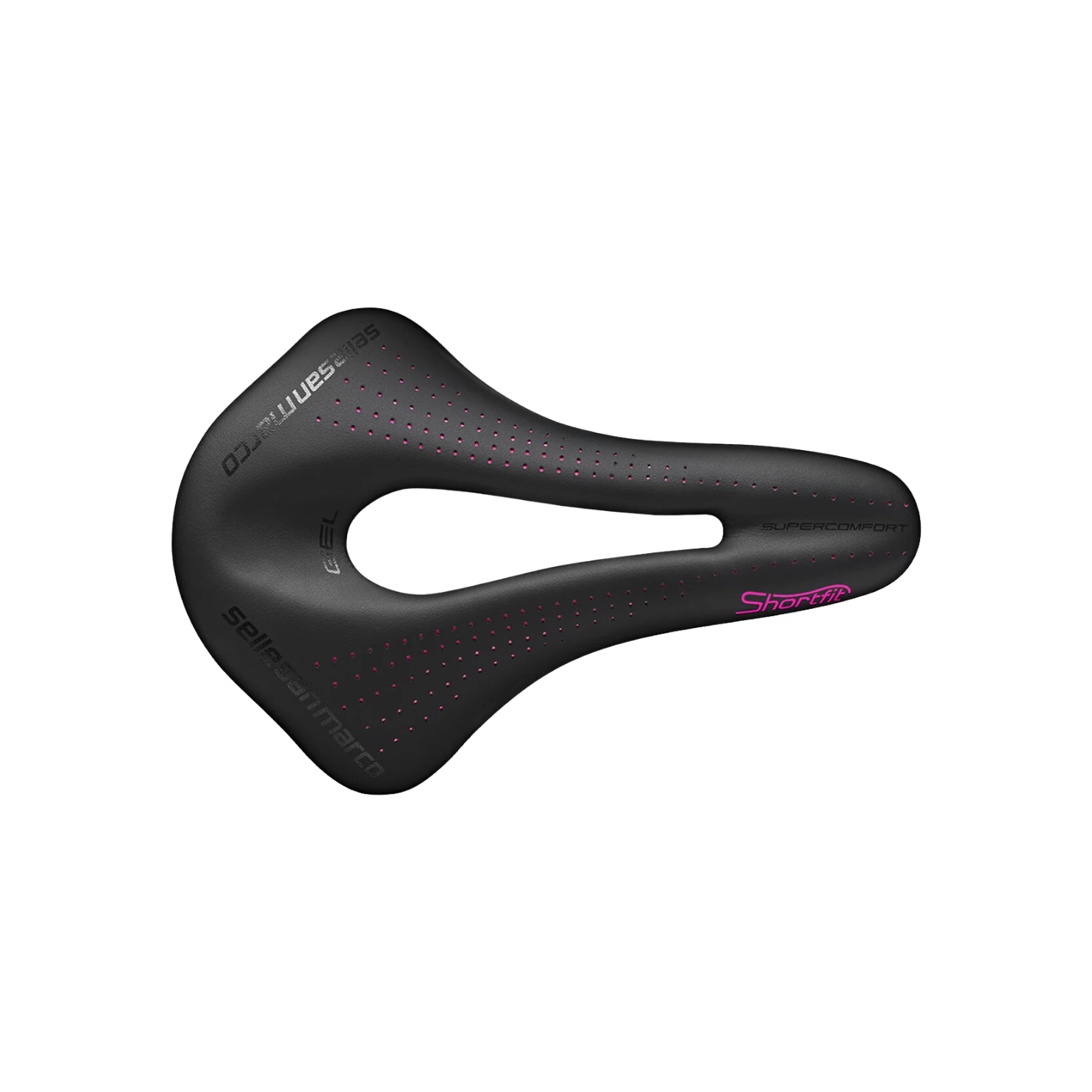 Selle San Marco Shortfit Supercomfort Racing 女式鞍座 - 黑色