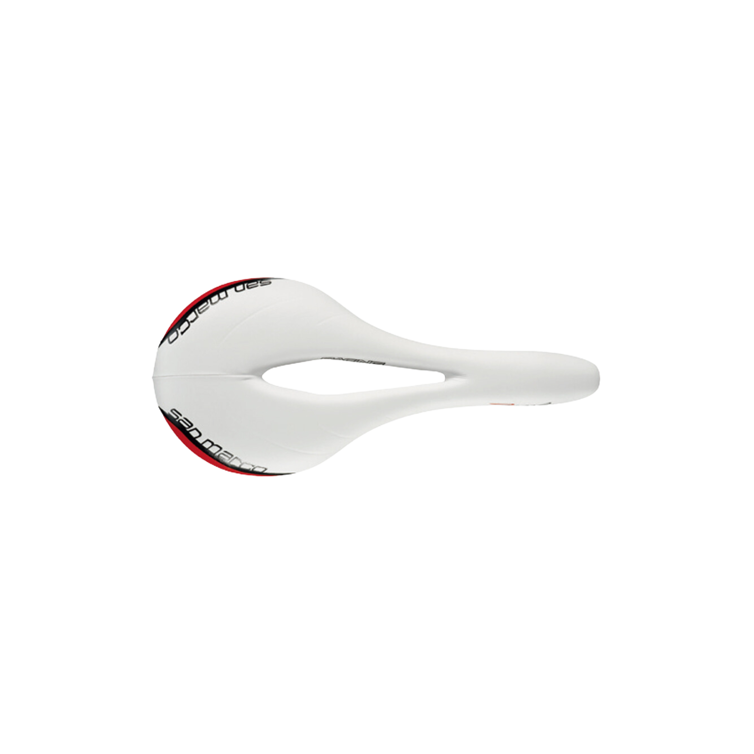Selle San Marco Zoncolan Arrowhead Red Edition Saddle - White/Red