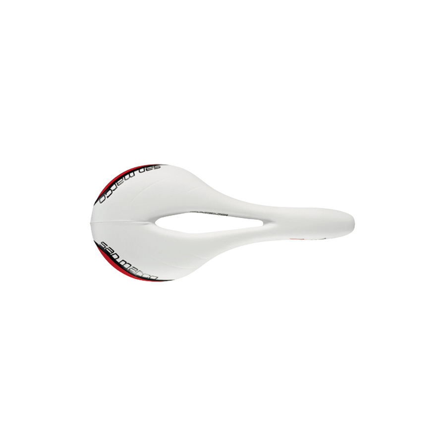 Selle San Marco Zoncolan Arrowhead Red Edition Saddle - White/Red