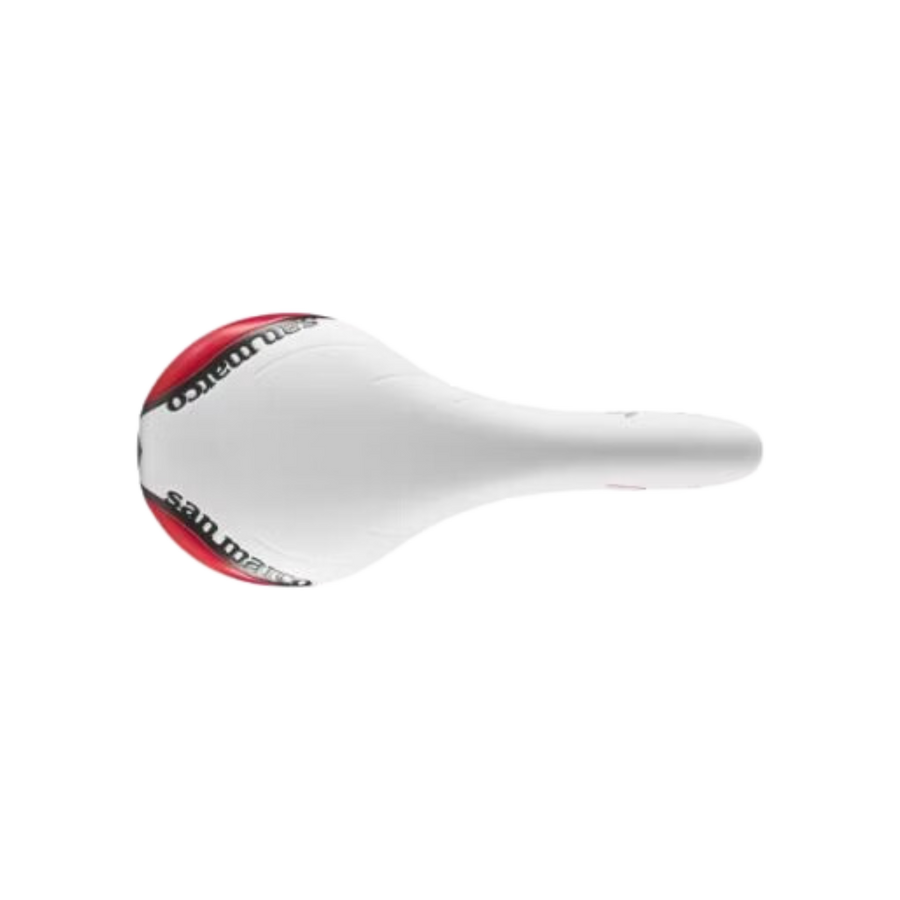 Selle San Marco Zoncolan Red Edition Saddle - White/Red