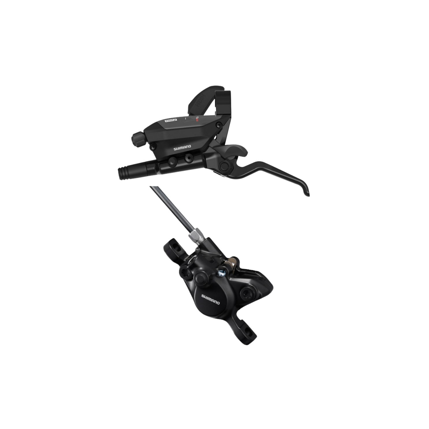 Shimano Altus ST-EF515 Ez Fire Plus Left Shift/Brake Lever 2 Spd w/BR-MT200 Rear Disc Brake