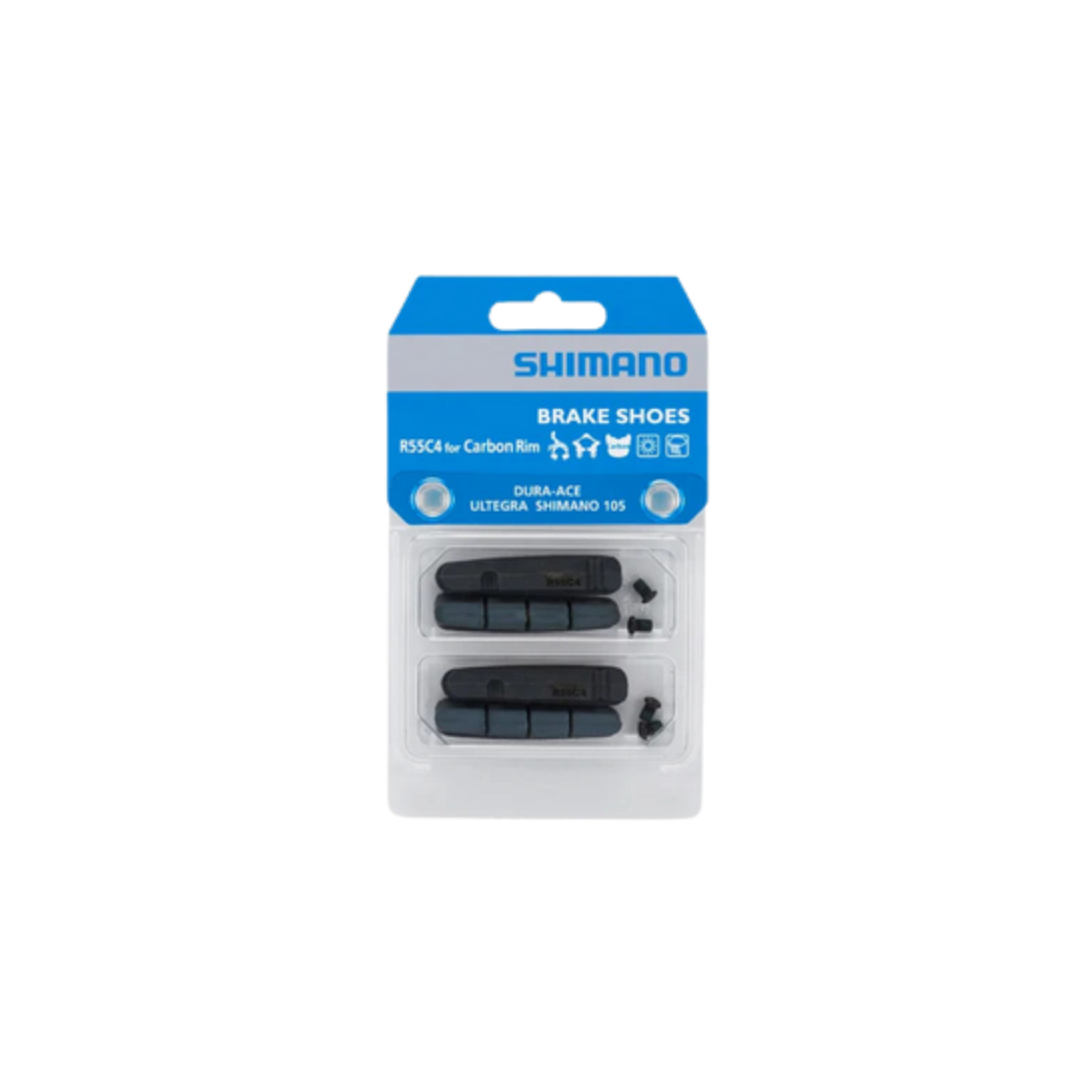 Shimano Br-9000 Brake Pad Inserts - 1mm R55C4 for Carbon Rims 1 Pair
