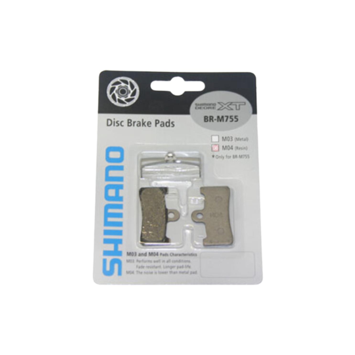 Shimano BR-M755 Resin Pads & Spring M04