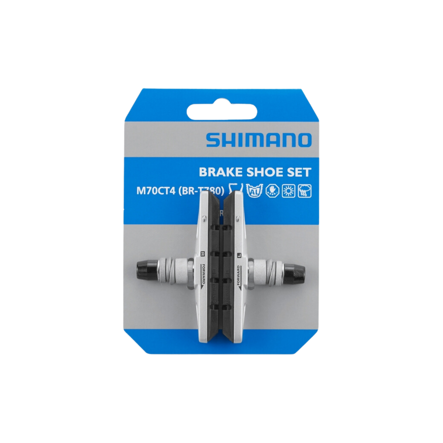 Shimano Br-M770 V-Brake Shoe Set 1PR M70r2 w/Fixing Nuts