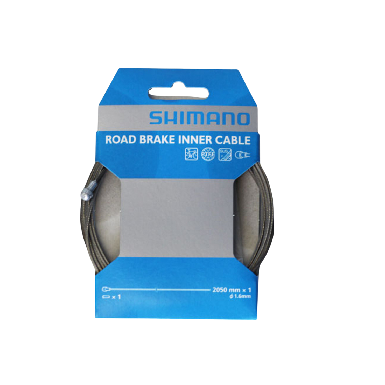 Shimano Dura-Ace Brake Cable 1.6x2050mm PTFE Stainless - 2050mm