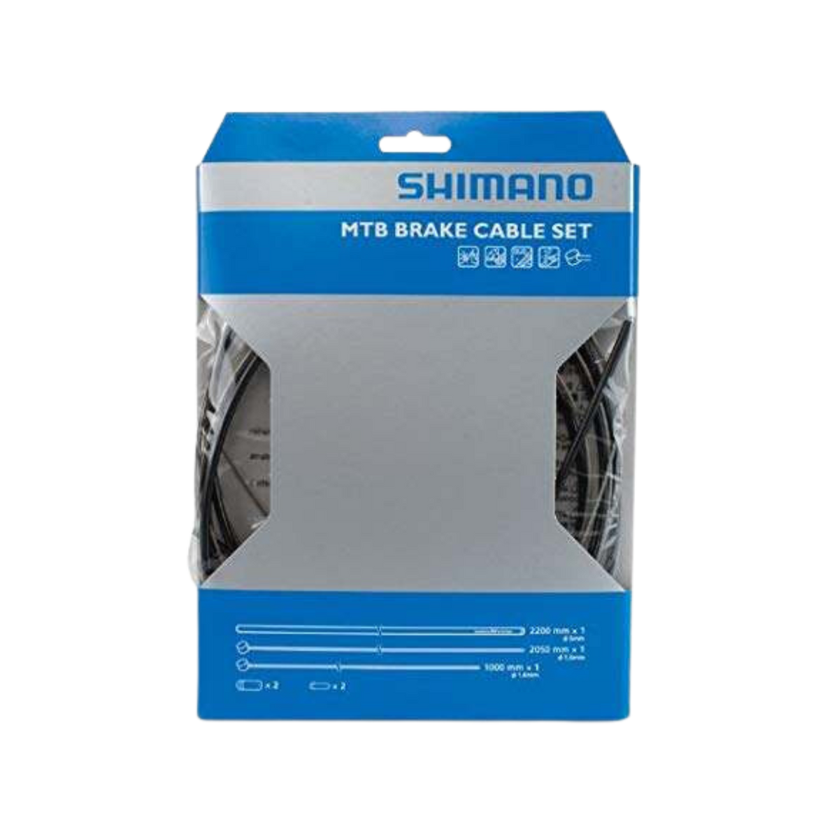 Shimano Brake Cable Set MTB Stainless Black