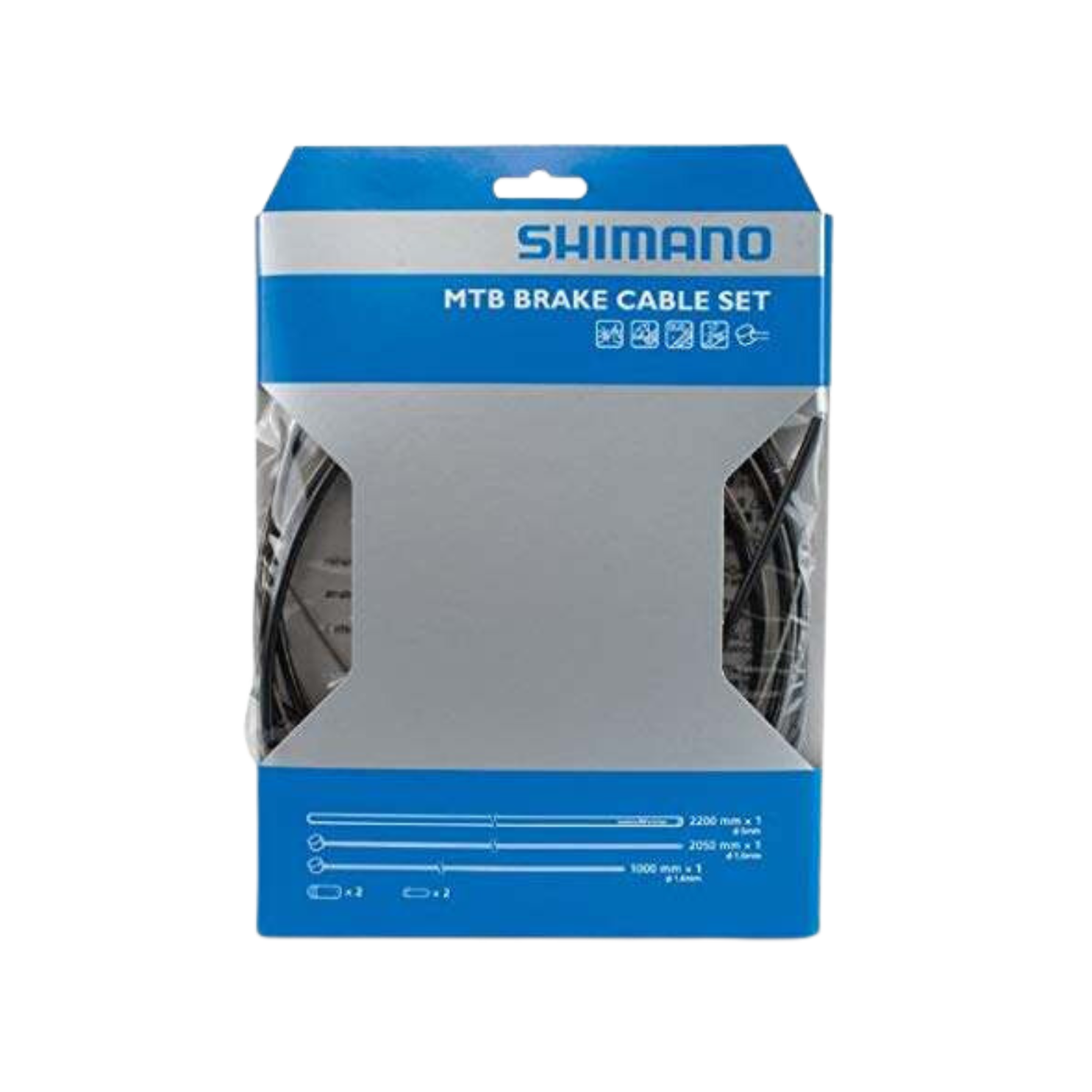 Shimano Brake Cable Set - Mtb Stainless Black