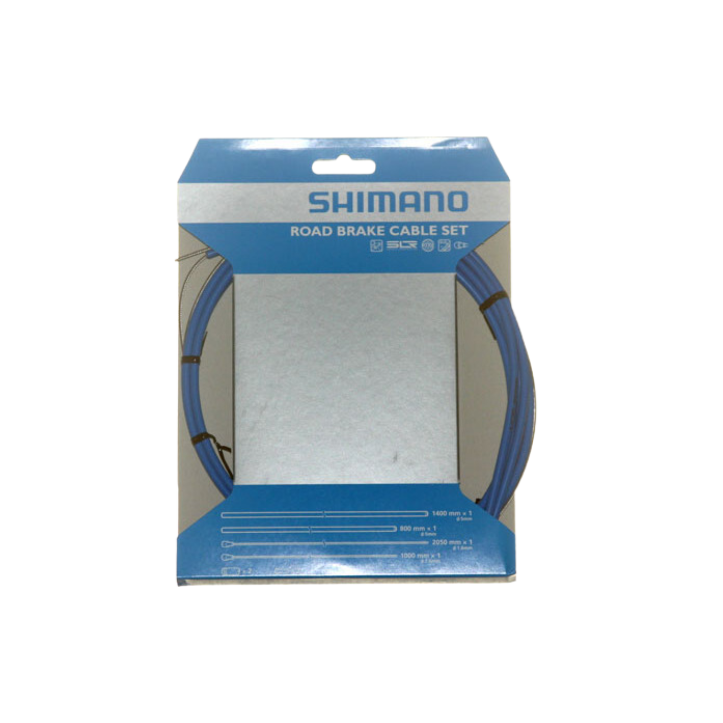 Shimano Brake Cable Set Road Ptfe Stainless / SilTec Blue CCACHE