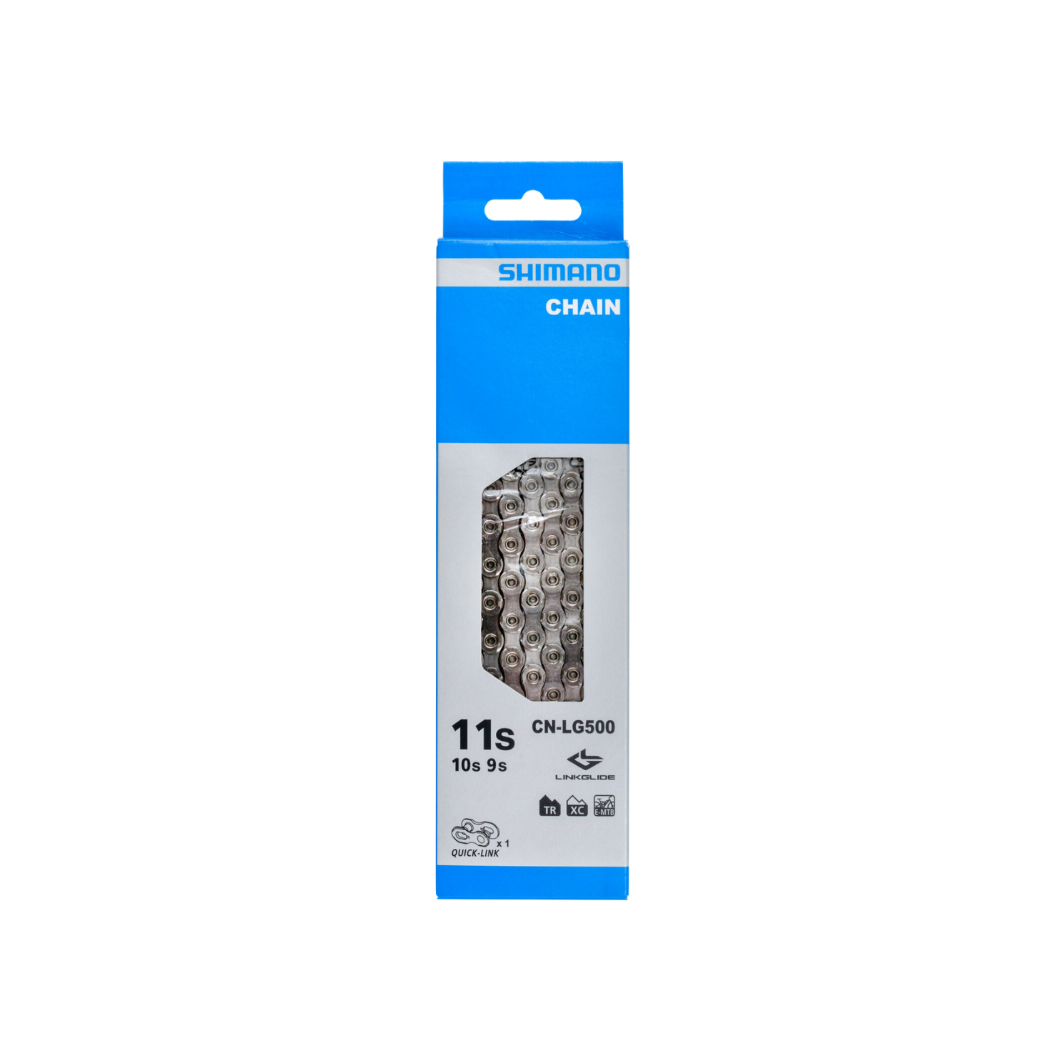 Shimano Cn-Lg500 Chain for Steps 9/10/11-Speed w/ Quick Link Linkglide 138 Links