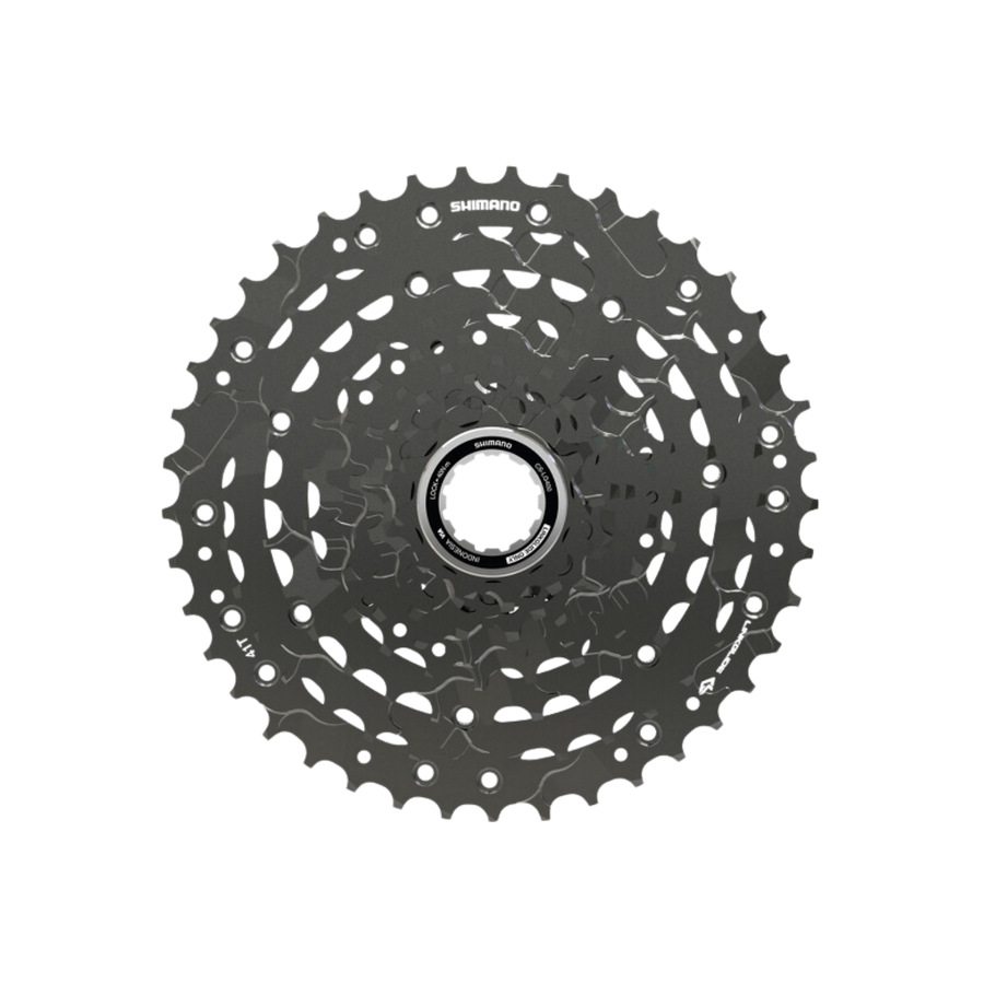 Shimano Cs-Lg400 Cassette 11-41 Cues 9 Speed *Linkglide Only*