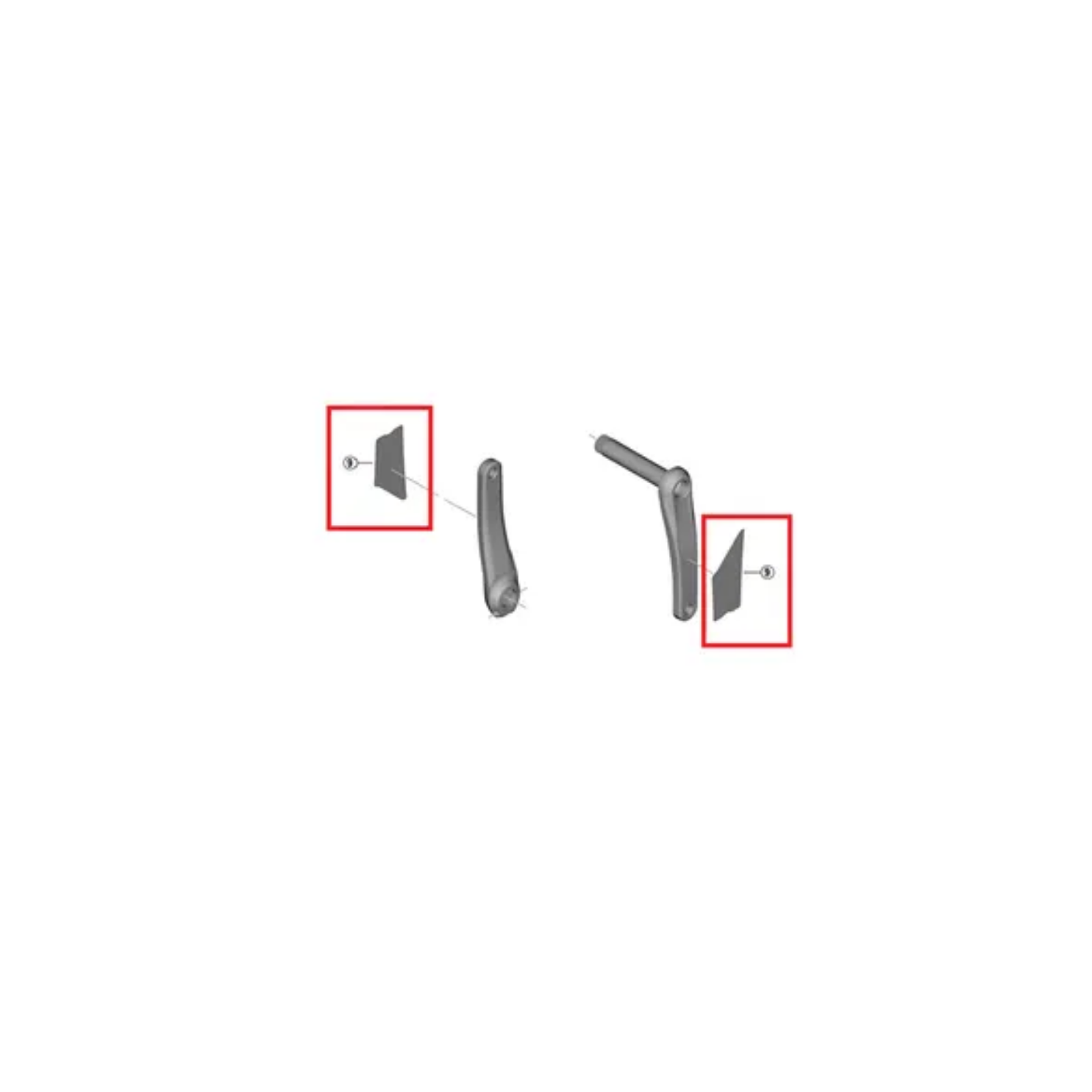 Shimano Deore XT FC-M8200 Crankarm Protection Sticker Set