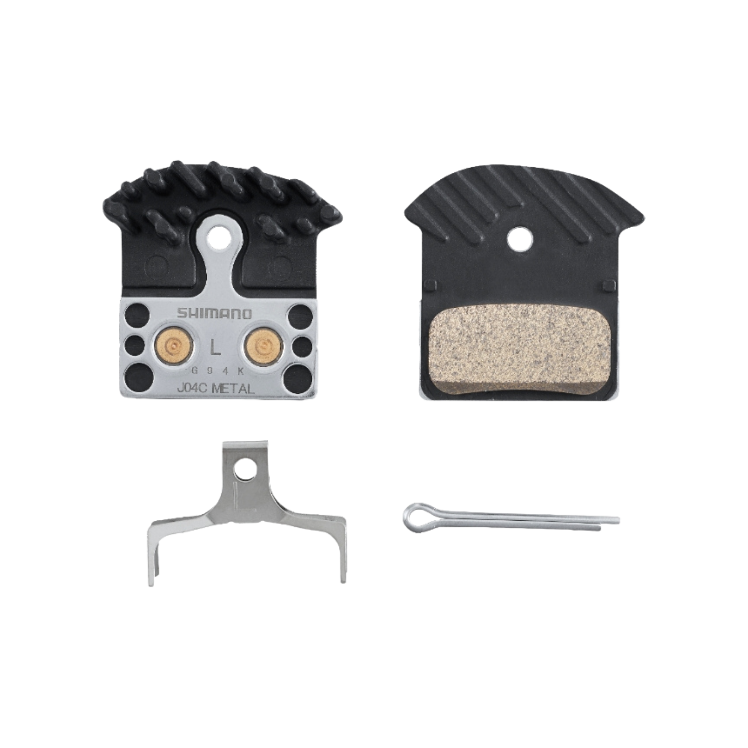 Shimano Disc Brake Pads - J04C Metal (XTR)