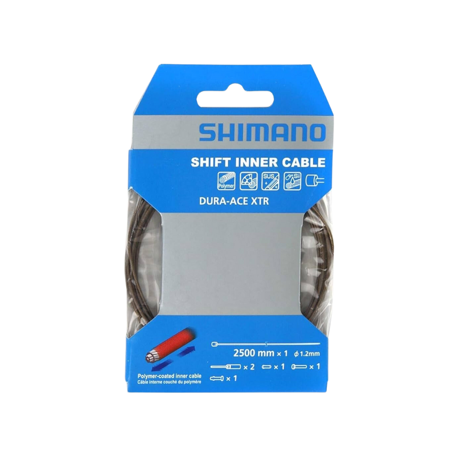 Shimano Dura-Ace/Xtr Shift Cable 1.2mm x 2500mm Polymer-Coated