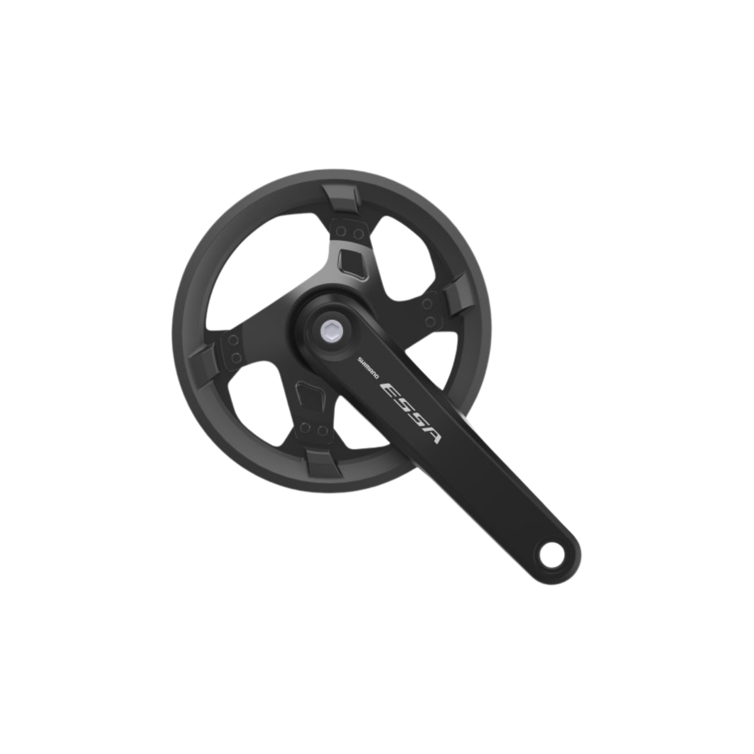 Shimano ESSA FC-U2000-1 Crankset - With Chainguard