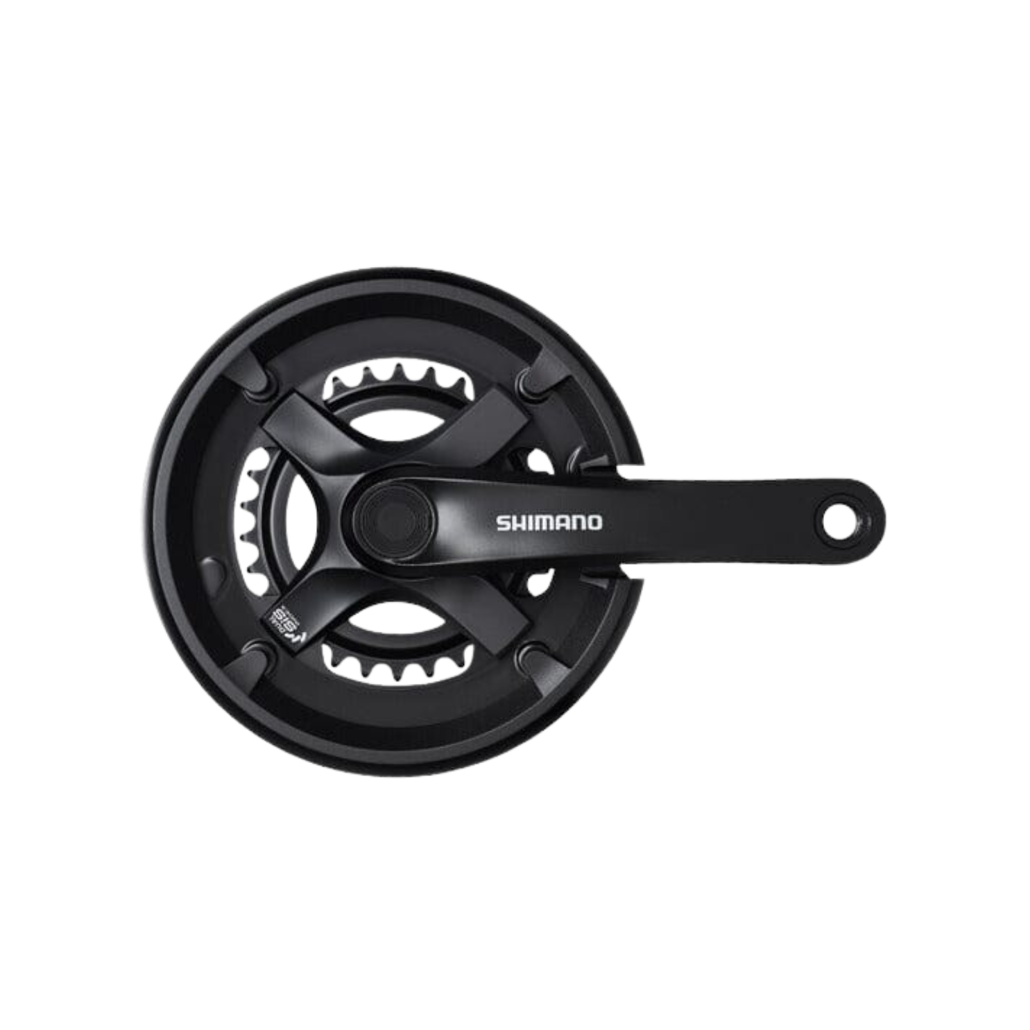 Shimano Fc-Ty501 前曲柄组 170mm 48-38-28 黑色