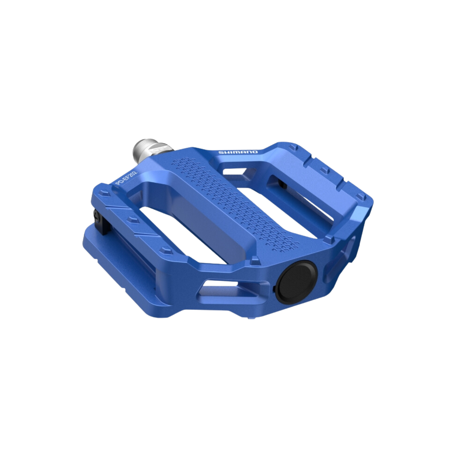 Shimano PD-EF202 Flat Platform Pedals Blue E-bike/Trekking/Urban