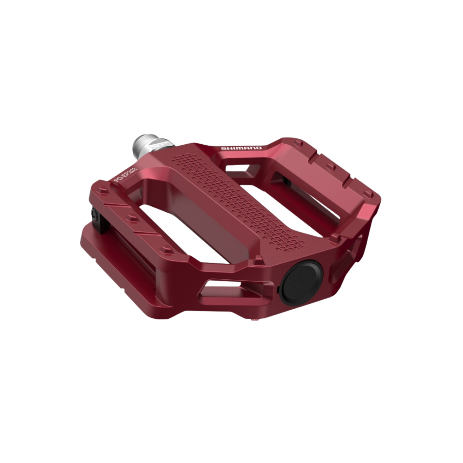 Shimano PD-EF202 Flat Platform Pedals Red E-Bike / Trekking / Urban