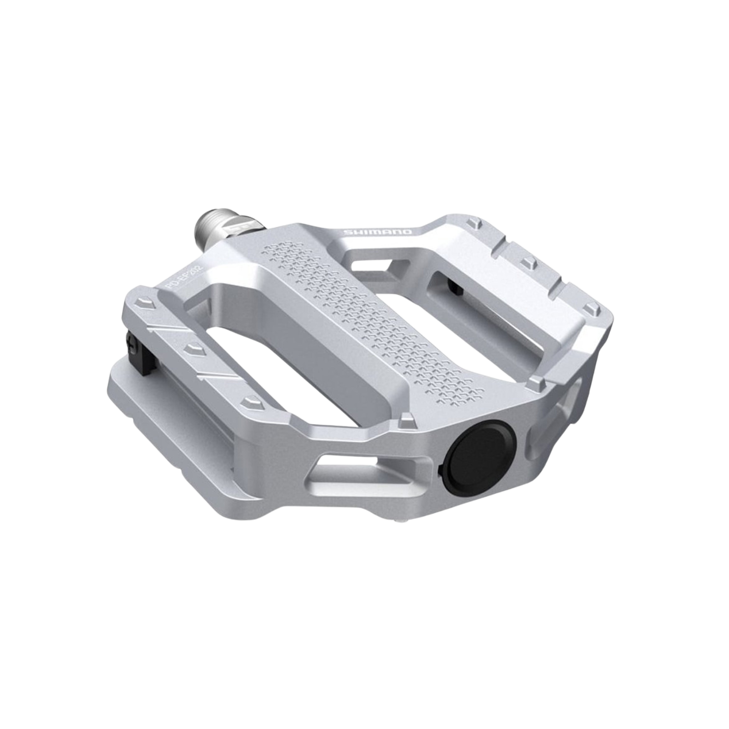 Shimano Pd-Ef202 Flat Platform Pedals Silver E-bike/Trekking/Urban