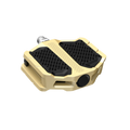 Shimano PD-EF205 Flat Platform Pedals Gold E-bike/Trekking/Urban w/Resin Plate