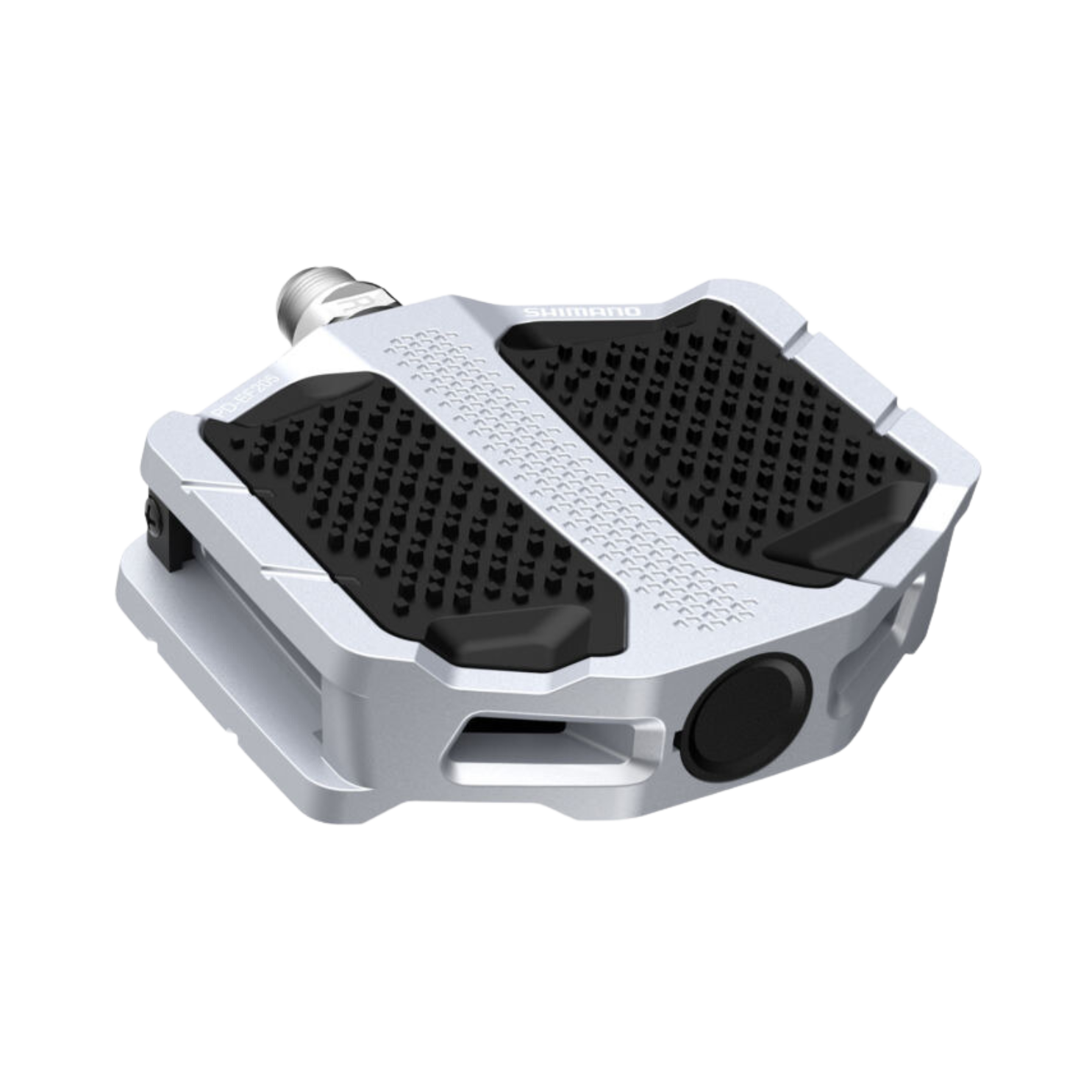Shimano Pd-Ef205 Flat Platform Pedals Silver E-bike/Trekking/Urban w/Resin Plate