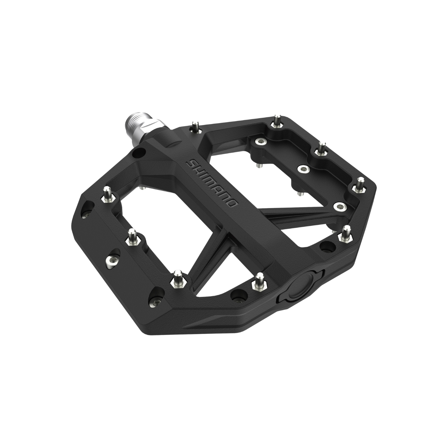 Shimano PD-GR400 Flat Platform Pedals Black Without Reflector