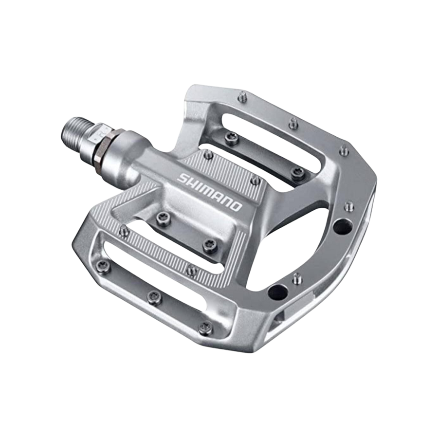 Shimano Pd-Gr500 Flat Platform Pedals Silver Trail / All Mountain