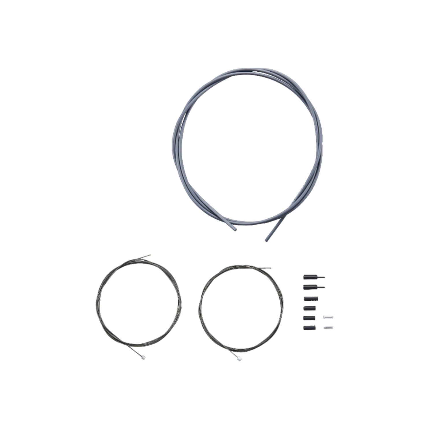 Shimano Road Ot-Sp41 Shift Cable Set Optislick Grey 2100mm/1800mm Inner & Outer Cables w/Caps