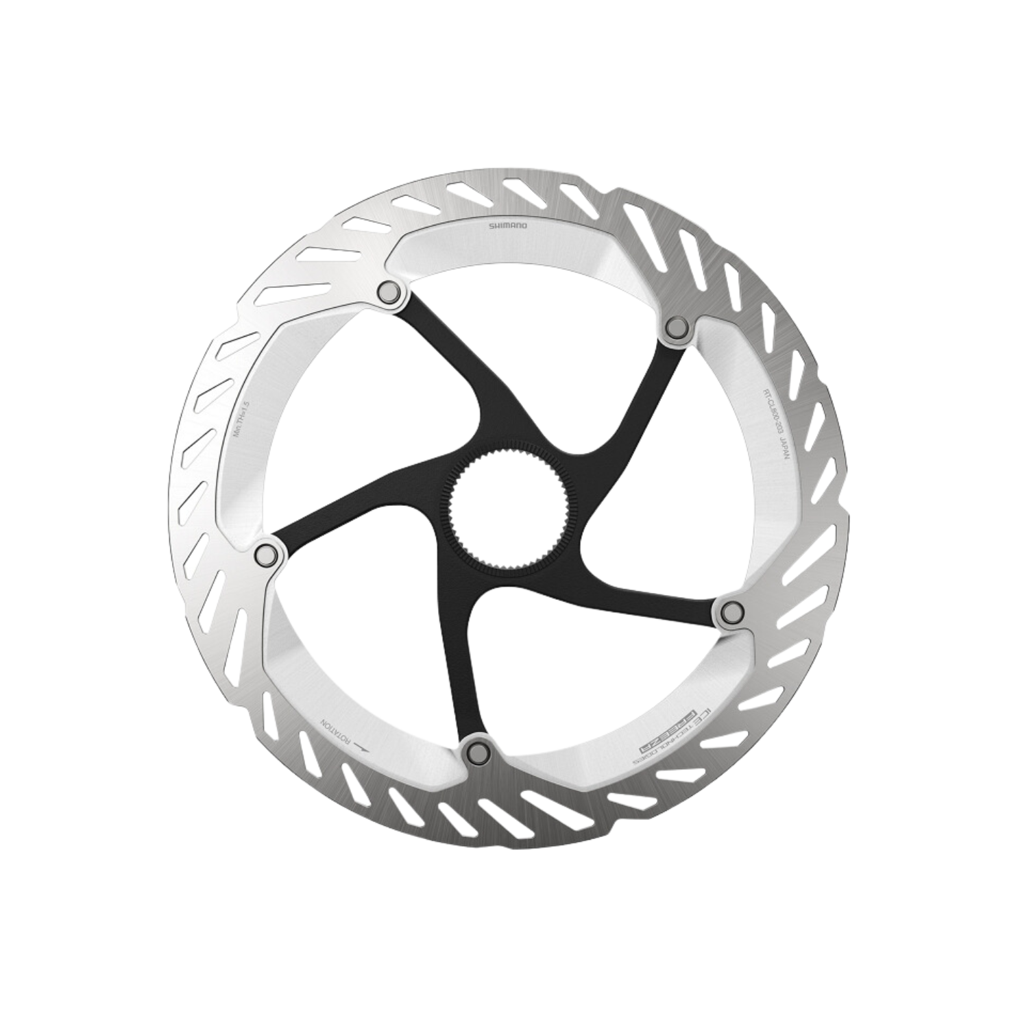 Shimano XT RT-CL800 Disc Rotor 180mm Ice-Tech Centerlock External Serration W/ Lockring