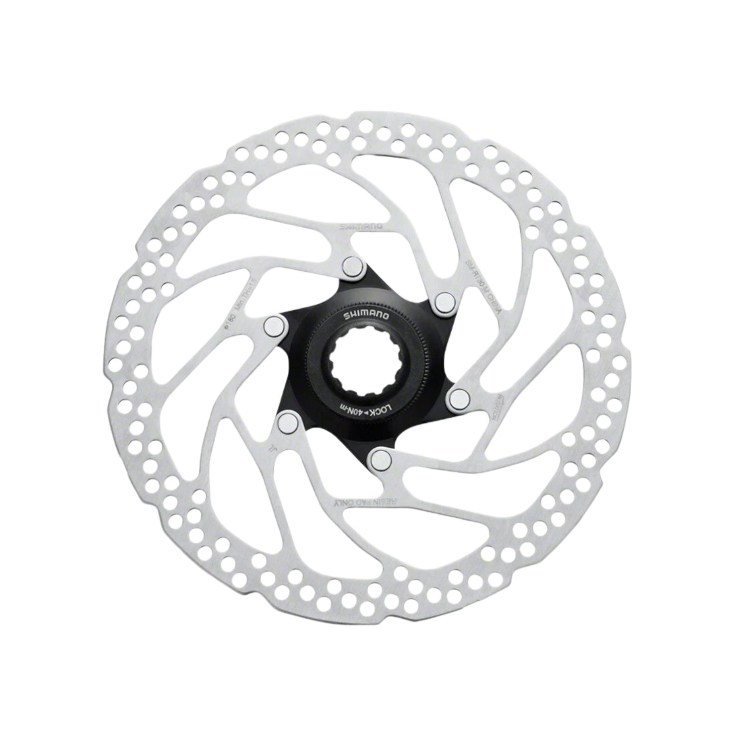 Shimano Sm-Rt30 盘式转子 180 毫米中心锁，适用于树脂垫