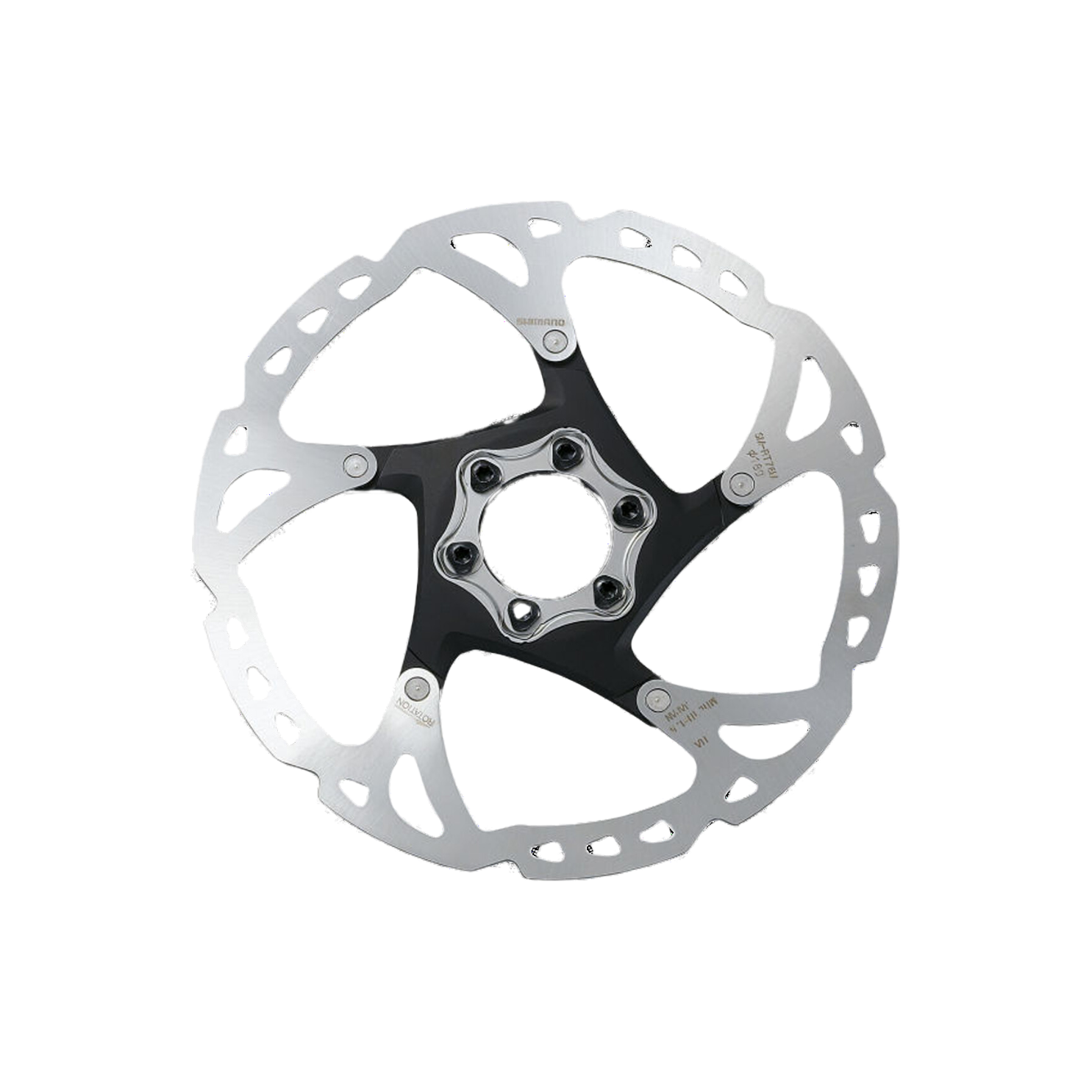 Shimano Sm-Rt76 盘式转子 180mm Xt 6 螺栓