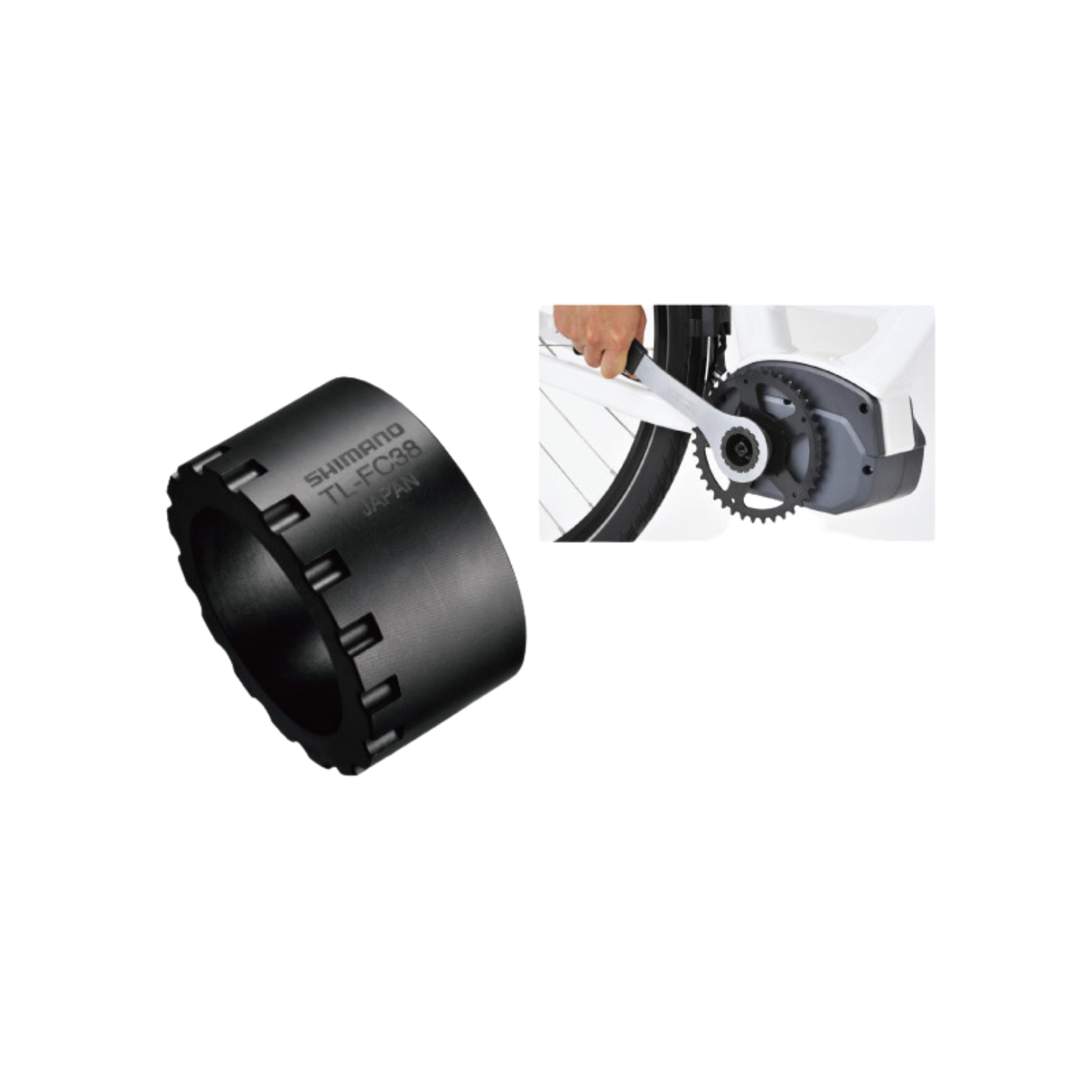 Shimano Tl-Fc38 适配器拆卸工具，适用于 Steps Du-E6001/Sm-Cre60