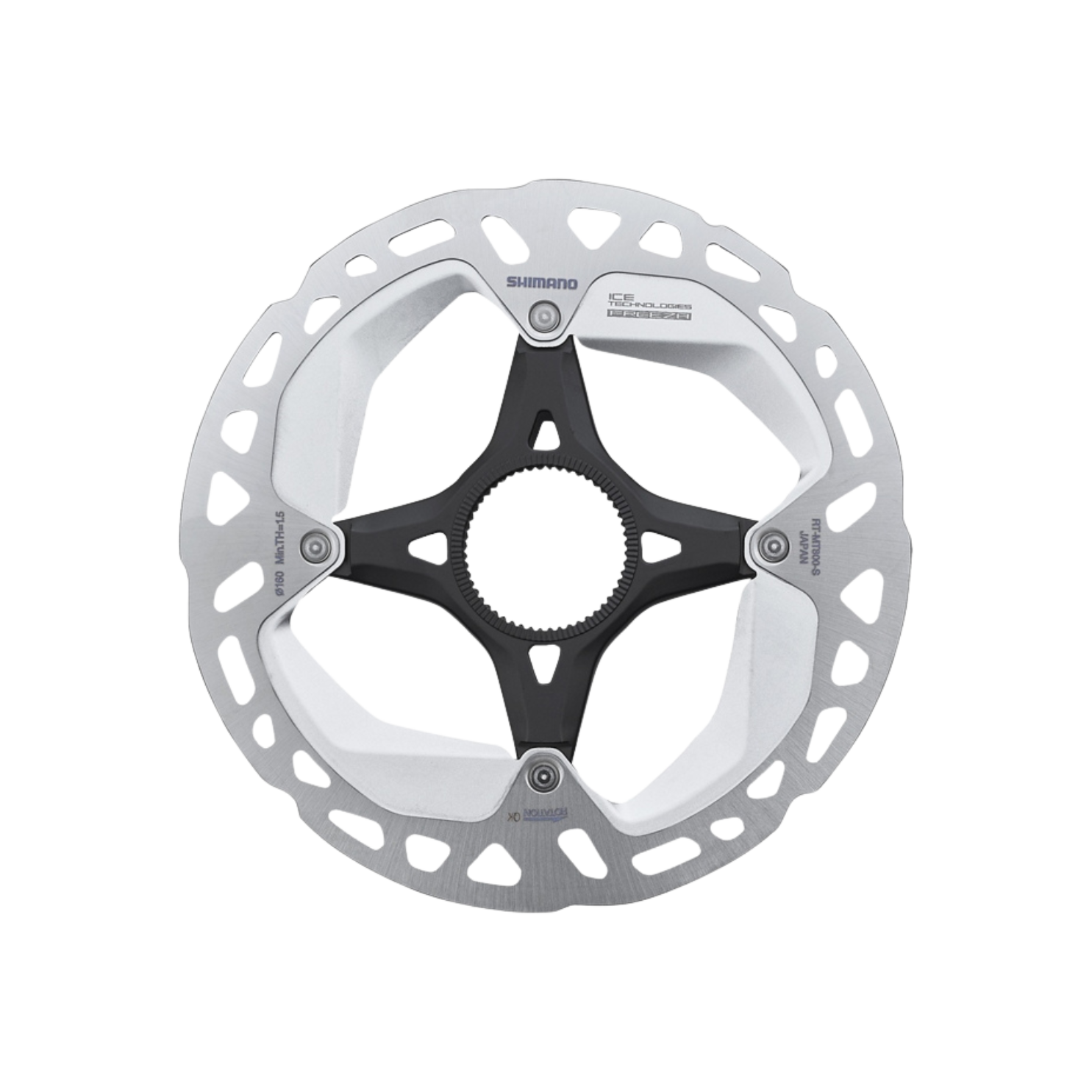 Shimano XT Ultegra GRX RT86 6-Bolt Disc Brake Rotors – Ice Tech – 160/180/203mm