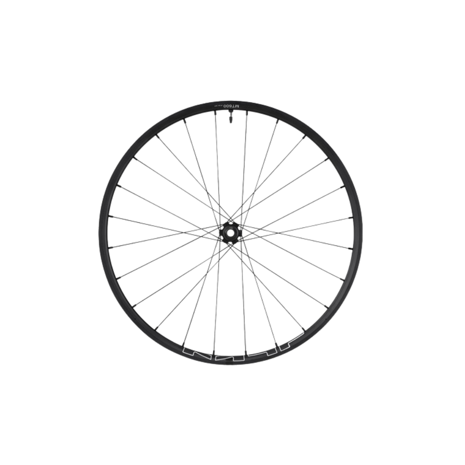 Shimano Wh-Mt600 前轮 - 27.5 英寸 黑色 100x15mm 中心锁无内胎