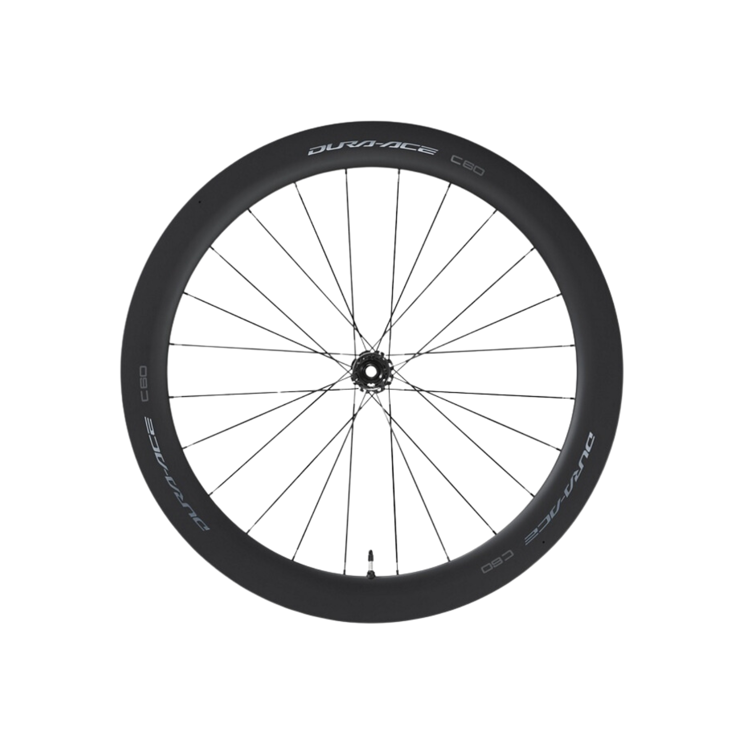 Shimano Wh-R9270-C60-Hr-Tl 前轮 Dura-Ace 碳纤维 60mm 开口轮 12mm E-thru 开口轮