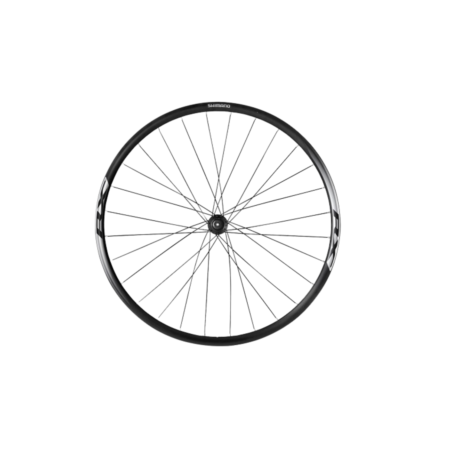 Shimano Wh-Rx010 前轮开口轮 QR 中心锁 黑色