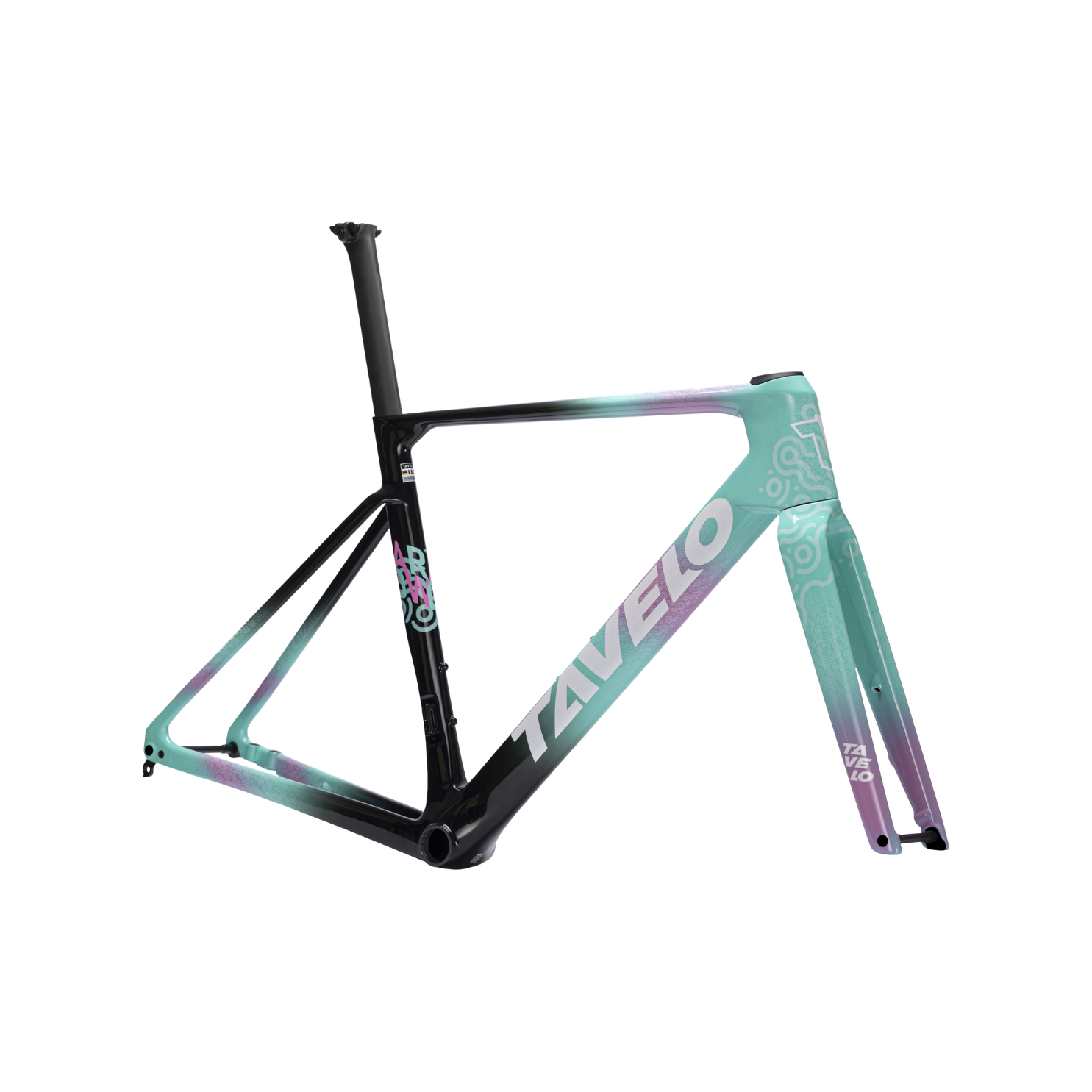 Tavelo AROW Race Frameset - Alpha Coral
