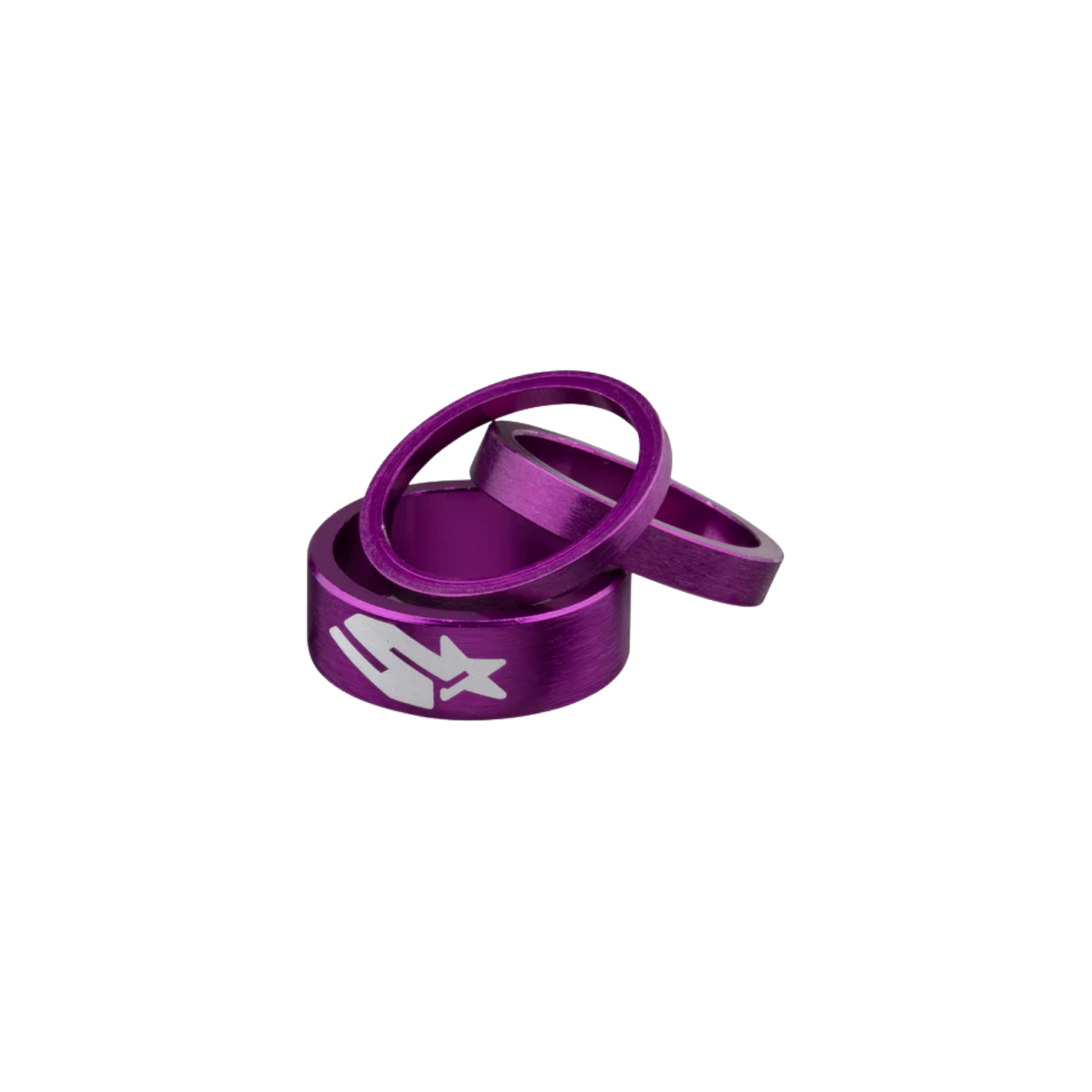 Spank Headset Spacer Kit - Purple