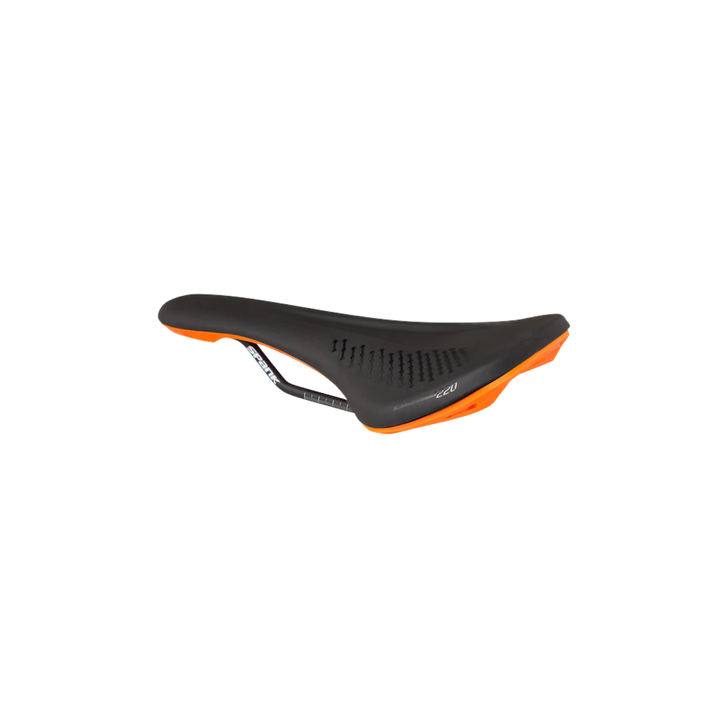 Spank Oozy 220 Saddle - Black/Orange