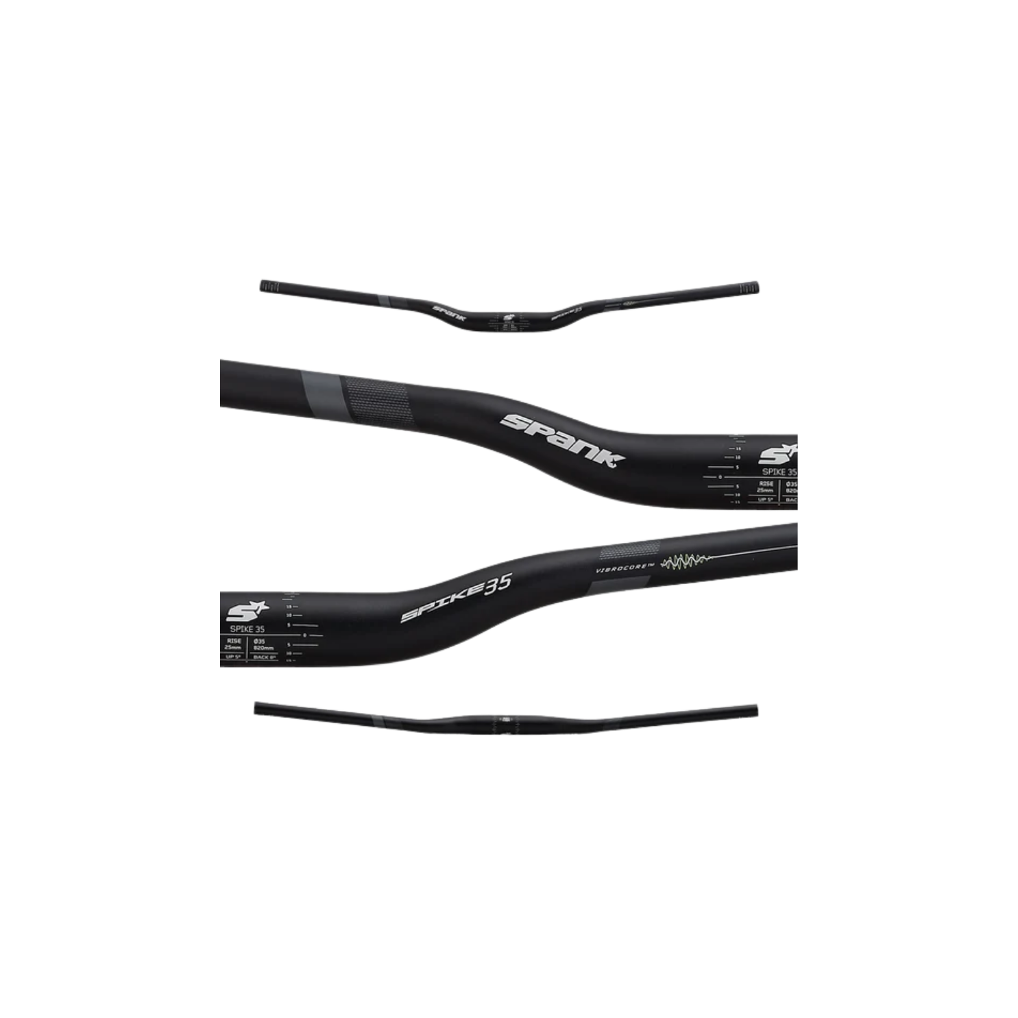 Spank Spike 35 Vibrocore Bar - Black