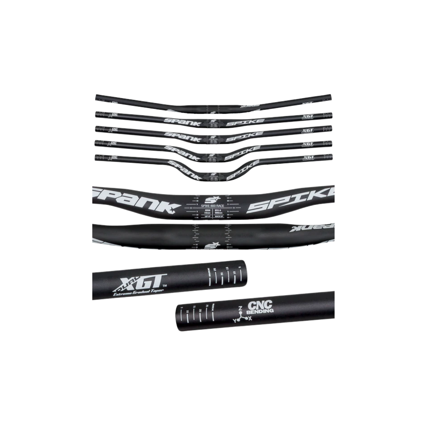 Spank Spike 800 Race Bar - Black