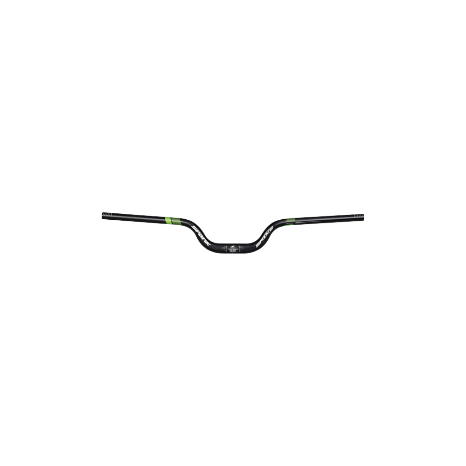 Spank Spike 800 Vibrocore Bar - Black/Green